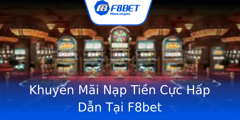 Khuyến Mãi Nạp Tiền Cực Hấp Dẫn Tại F8bet Khuyến Mãi Nạp Tiền Cực Hấp Dẫn Tại F8bet